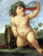 RENI, Guido Drinking Bacchus sty oil painting reproduction